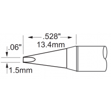 Наконечник для PS900, клин удлин, 1.5х13.4мм