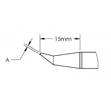 Картридж-наконечник GTC, конус, 0.5X10.0MM