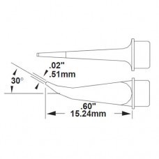 Картридж-наконечник для СV/MX, крюк 30°, 0.51х15.24мм (замена SMTC-8172V1)